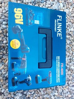 4-dielna Aku sada náradia- 2x aku - 4