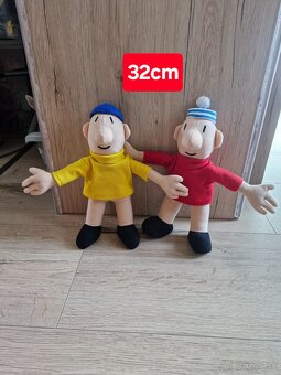 PAT a MAT a Teletubbies plysove postavicky - 4