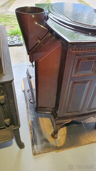 Liatinové kachle Jotul F 600 CB hnedá majolika - 4