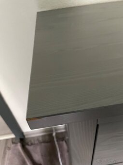 Ikea HEMNES komoda sivá morená - 4
