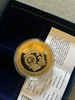 Sada medailí bankovky 100 - 20 ksč - 4