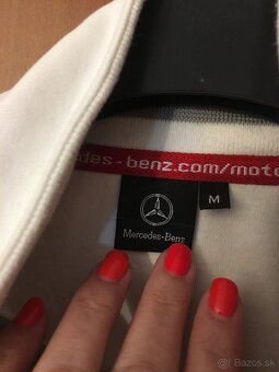 MERCEDES benz originál damska mikinka white S/M - 4