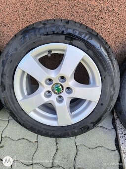 Elektróny 5x100 r14 + pneu 185/60 r14 - 4