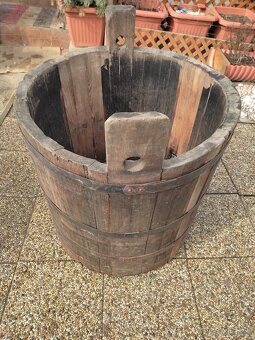 Kolesá drevene a drevené kade - 4