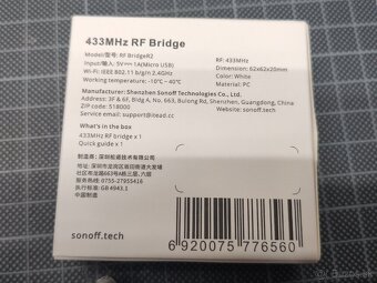 Predám Sonoff RF Bridge R2 433 - 4