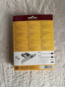 DeLock PCI Express card x1, 2+1 FireWire A - 4