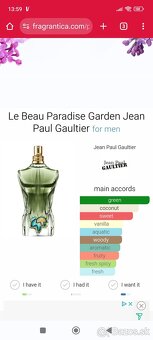 Jean Paul Gaultier Le Beau Paradise Garden edp 125ml. - 4