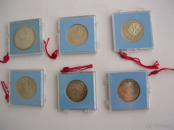 Pamätné strieborné mince ČSSR Proof 1971 - 1985 - 4