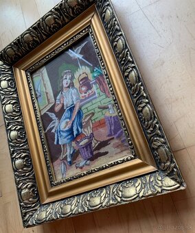 Vyšívaný obraz v ráme - 4