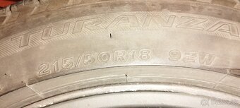 MSW disky 8x18 5/112 + Bridgestone Turanza 215/50 R18 92W - 4