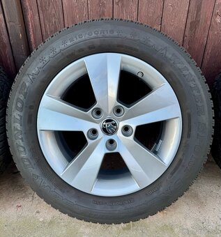 originální ALU kolesá škoda orion 5x112 s TPMS - 4
