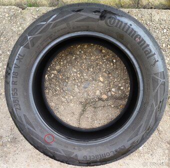 Predám Continental 235/55/18- Letné - 4