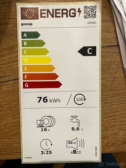 Gorenje GF63C - vhodna na diely - 4
