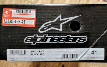 Topánky na motorku Alpinestars SMX-1 R V2, veľkosť 41 - 4