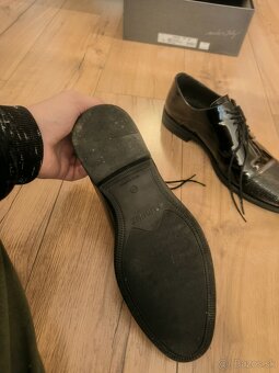 Spoločenské topánky čierne - 4