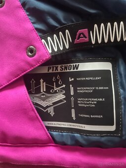 Detská lyžiarska bunda a nohavice  Alpine Pro 152/158 - 4