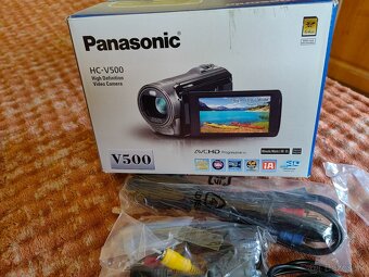 Panasonic Full hd V-500 digitálnu kameru - 4