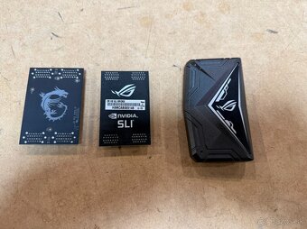 SLI mostíky ASUS + MSI – HB Bridge – 3 kusy - 4
