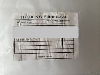 Filtračná tkanina g4 - 4