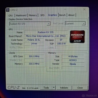 MSI Radeon RX570 4GB - 4