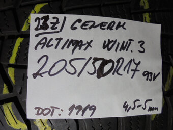 General Altimax Winter 3 205/50 R17 č.23z - 4