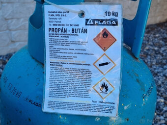 Propán-butánová fľaša 10kg Flaga plná - 4