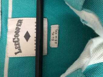LEE COPER originál azurove pánske polotricko XL - 4