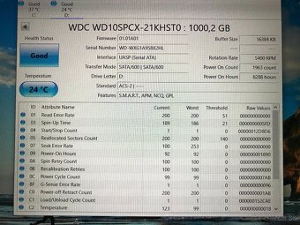 Hdd disk WD-Blue 1TB sata 2,5" slim-7mm. - 4