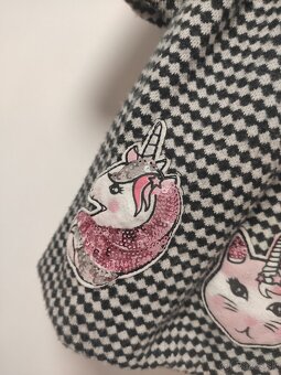 Slavnostný komplet - Šaty + kabátik + kabelka., veľ 104/110 - 4