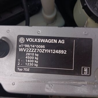 Predám VW Caravelle 2,5 TDI 111kw - 4