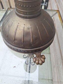 Starozitni seceni popolník na stojane. - 4