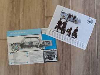Prospekty Peugeot a Simca 50.-90. léta. - 4