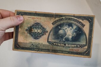 1000 kč, 1919, C, Československo - 4