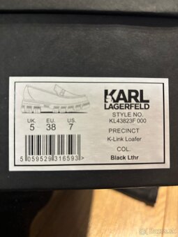 Kožené mokasíny Karl Lagerfeld - 4