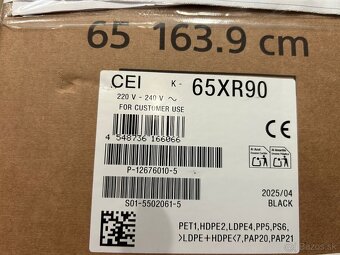 Nový, premiový televízor Sony Bravia 9, K-65XR90,rok 2024 - 4