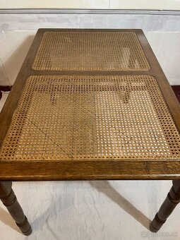 jedalensky stol, drevo, bazar, v 75 cm, d 118 cm, s 78 cm - 4