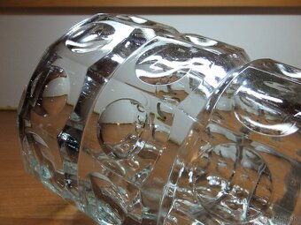 Masivní váza František Pečený - Sklo Union, váha 1448 g. - 4