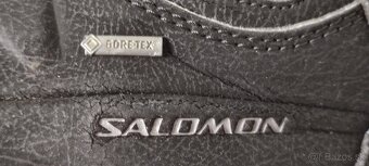 Zimne vysoke topanky Salomon Goratex - 4