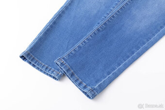 Detské džínsové nohavice s elastickým pásom – nové - 4