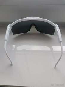 Športové slnečné okuliare Pit Viper (biele-farebné sklo) - 4