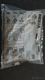 Besta Salsvinken čelá cierne leskle 2x nizke 1x vysoke - 4