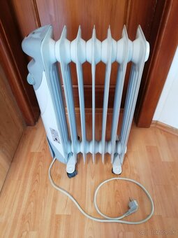 Prenosný elektrický ohrievač, 2 elektrické olejové radiátory - 4