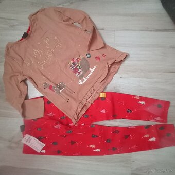 Vianočné oblečenie veľ 110/116 - 4