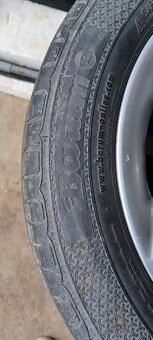 Predám letné pneu 195/55 r 15. Originál ALU disky škoda. - 4