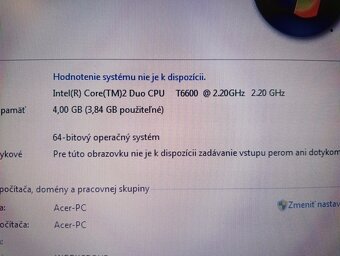 predám notebook ACER EXTENSA 5635 , Windows 7. - 4