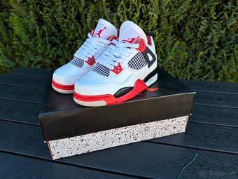 Nike Air Jordan 4 Retro Fire Red Tenisky - 4