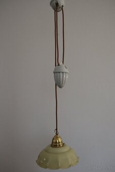Starožitná kuchynská lampa sťahovacia. - 4