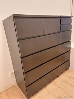 Dyhovana cierna suflikova komoda IKEA - 4