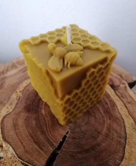 Predám ručne robene sviečky zo 100% Oravského včelieho vosku - 4