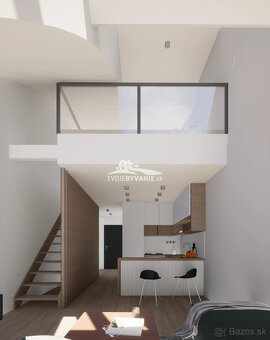 1 izbový apartmán s mezonetom KVP Grunt č. 32 - 4